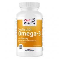 Рыбий жир OMEGA-3 500 mg Caps 300 шт Zein Pharma